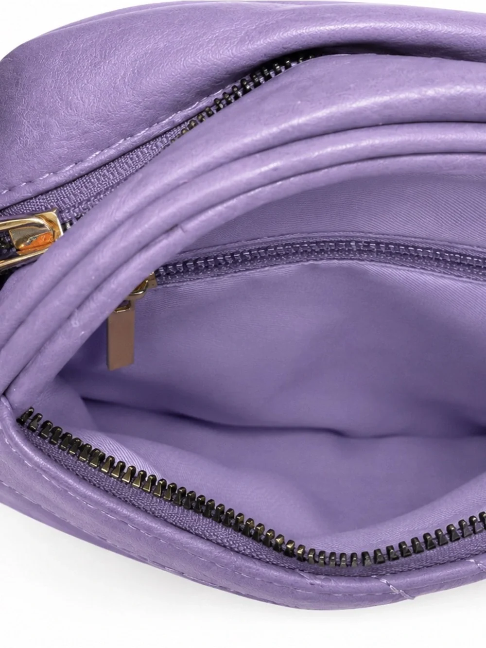 Purple Quilted Crossbody Bag Colorful Adjustable Guitar Strap New Boutique Purse